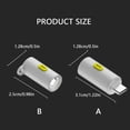 thumbnail image 3 of Compactly USB C Flashlight Not Need Battery High Brightness LED Torches For Laptops Emergency Lighting Outdoor Use Yellow, 3 of 5