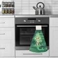 thumbnail image 6 of Hanging Towels 1 Pcs, Dish Towels Green Mermaid Cartoon Absorbent Hand Towels with Hanging Loop Washcloth for Bathroom Kitchen, 6 of 6