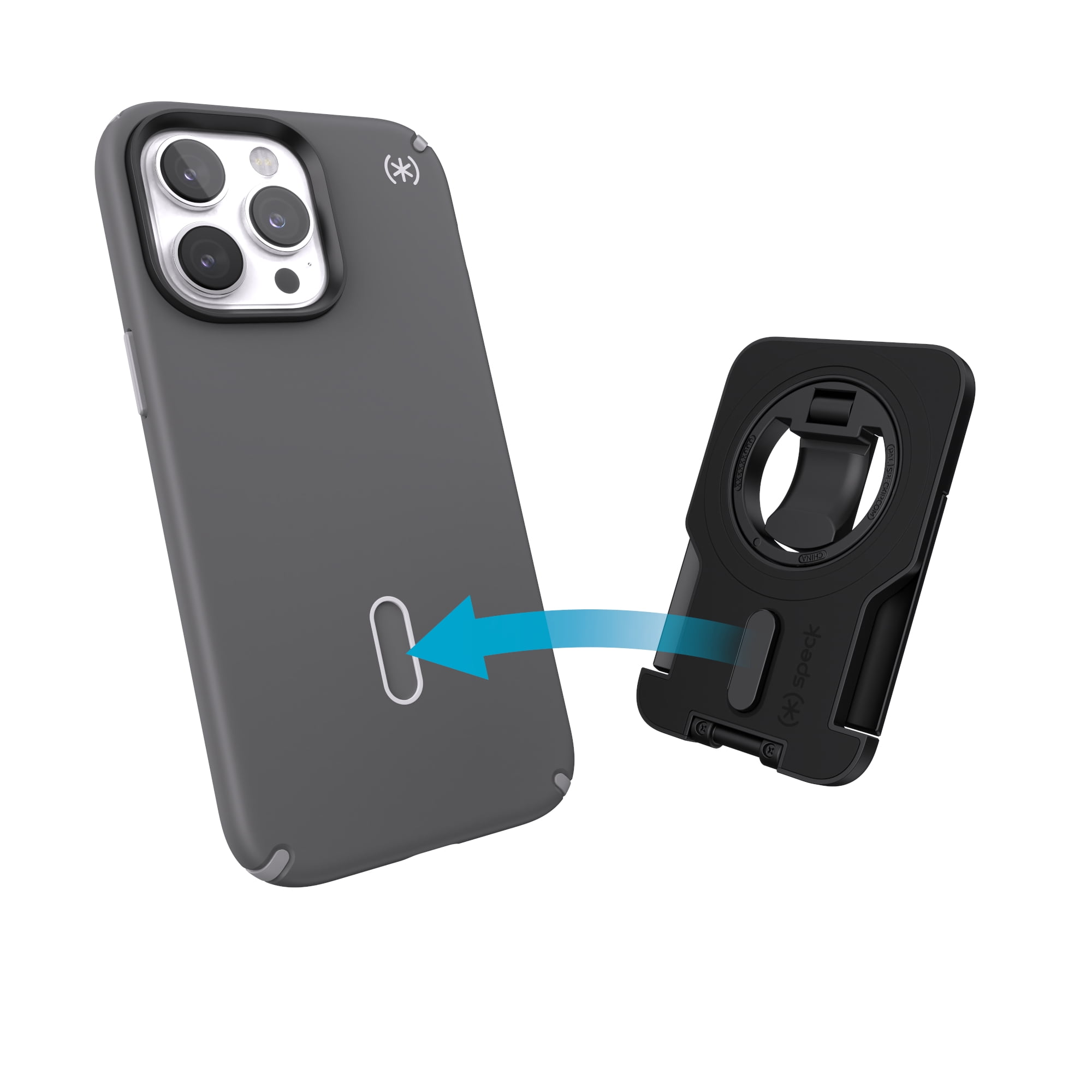 Speck 360° Adjustable iPhone StandyGrip Stand with Clicklock, Black