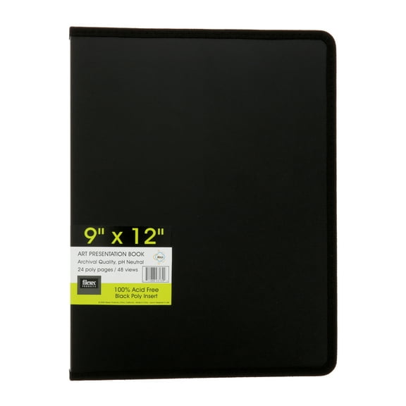 Filexec Art Presentation Book, 9" x 12"