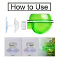 thumbnail image 3 of Reptile Feeder Suction Cup Anti-Escape Reptile Food Bowl Transparent Worm Live Fodder Container for Lizard Gecko, 3 of 4