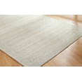thumbnail image 2 of Kalaty Spectra Area Rug ST-526 Ivory Lines Banded 7' 6" x 9' 6" Rectangle, 2 of 2