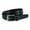 Black, variant on Trafalgar  Center Heat Crease Leather Belt (Men)