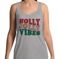 thumbnail image 2 of Holly Jolly Vibes Tank Top Unisex Medium Grey, 2 of 5