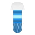 thumbnail image 5 of Vestido de Manga Corta para las Mujeres, Vestido Casual de Cuello en V de Bolsillo de Impresión de Moda Sexy Hecho de Poliéster Ligero para el Verano, Vestido de Verano para las Mujeres, 5 of 5
