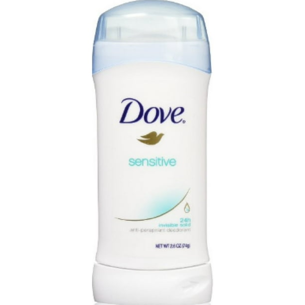 Dove AntiPerspirant Deodorant, Sensitive Skin 2.60 oz (Pack of 3