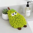 thumbnail image 5 of Unique Bargains Chenille Hanging Hand Towel with Cute Fruit Pattern Green/Purple 11" x 7", 5 of 6