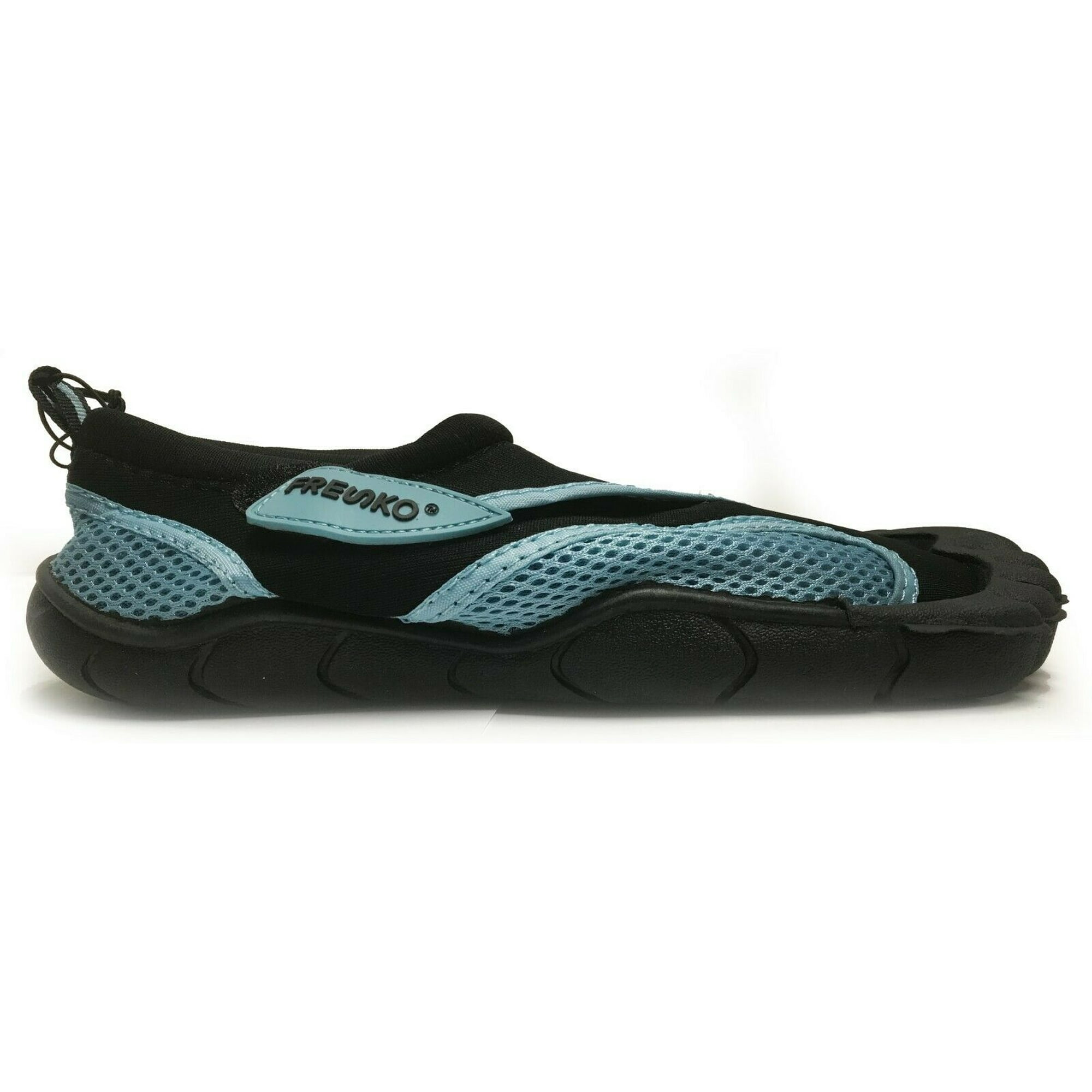 Fresko Women s Slip On Water Shoes With Toes L2109 Blue 5 Medium Us Blue