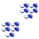 thumbnail image 4 of Moldes para cupcakes Cateissary 100 piezas antiadherentes azul, 4 of 6