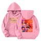 thumbnail image 1 of Moonsky Sudadera con capucha y cordón HUNTRX, estampado de grupo de chicas coreanas, jersey corto, suave y cómodo, top de manga larga para primavera y otoño. Rosa 120, 1 of 4
