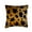 33. Gold (Hello Cow), variant on Cushion Cover Custom, Decorative Gold Euro Size Pillow Shams 26x26 inch (65x65 cm), Velvet European Pillow Shams, Animal Print, Animal Print Theme, Cow, Modern Euro Shams - Hello Cow