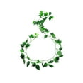 thumbnail image 2 of TFYZYY Plastic Simulation Grape Leaves Green Vines 220cm Long Decorative Faux Foliage for Home Decor, Holiday Decor, Garden Decoration, 2 of 6