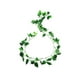 thumbnail image 2 of Hojas artificiales de plástico, decoración verde uva, juego de 12 piezas, detalles realistas para jardín, para oficina en casa, decoración de ventanas, soporte para plantas artificiales,, 2 of 8