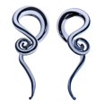 thumbnail image 2 of ía para el cuerpo Caracol Espiral de vidrio Oreja cónica Tapón de oreja de oreja Ensanchador 10mm Sunnimix Camilla oído, 2 of 8