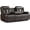 Brown-PU, variant on Loveseat Recliner Sofa,3 Seater RV Recliner Couch, Manual Reclining Loveseat with Console for Living Room, Home Theater Seating with AC/USB C/USB and Drawer