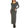 thumbnail image 2 of Women's Maternity Long Sleeve Maxi Dress - Extended Sizes Available, 2 of 4