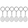 thumbnail image 1 of 6 llaveros de tenis para hombre, miniraqueta de tenis, llavero con abalorio de tenis, minipelota de tenis, 1 of 8