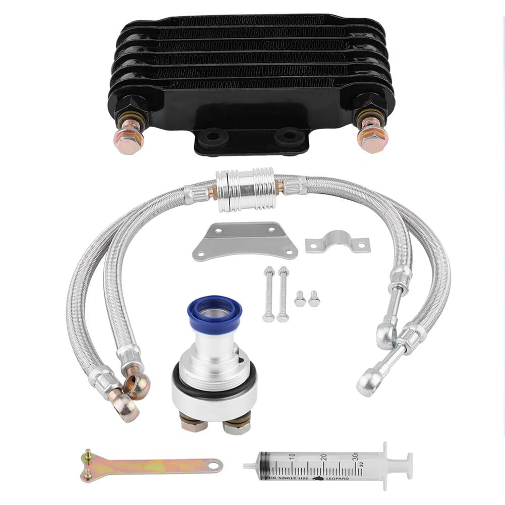 BOXI Engine Oil Cooler Kit For 1998-2003 Ford E Econoline Van/ 2000-2005 Ford Excursion/ 2000-2004 Ford F150/ 1999-2007 Ford F250 F350 F450 F550/ 5.4L or 6.8L Gasoline Engines 4C3Z6A642A F8UZ6A642HA