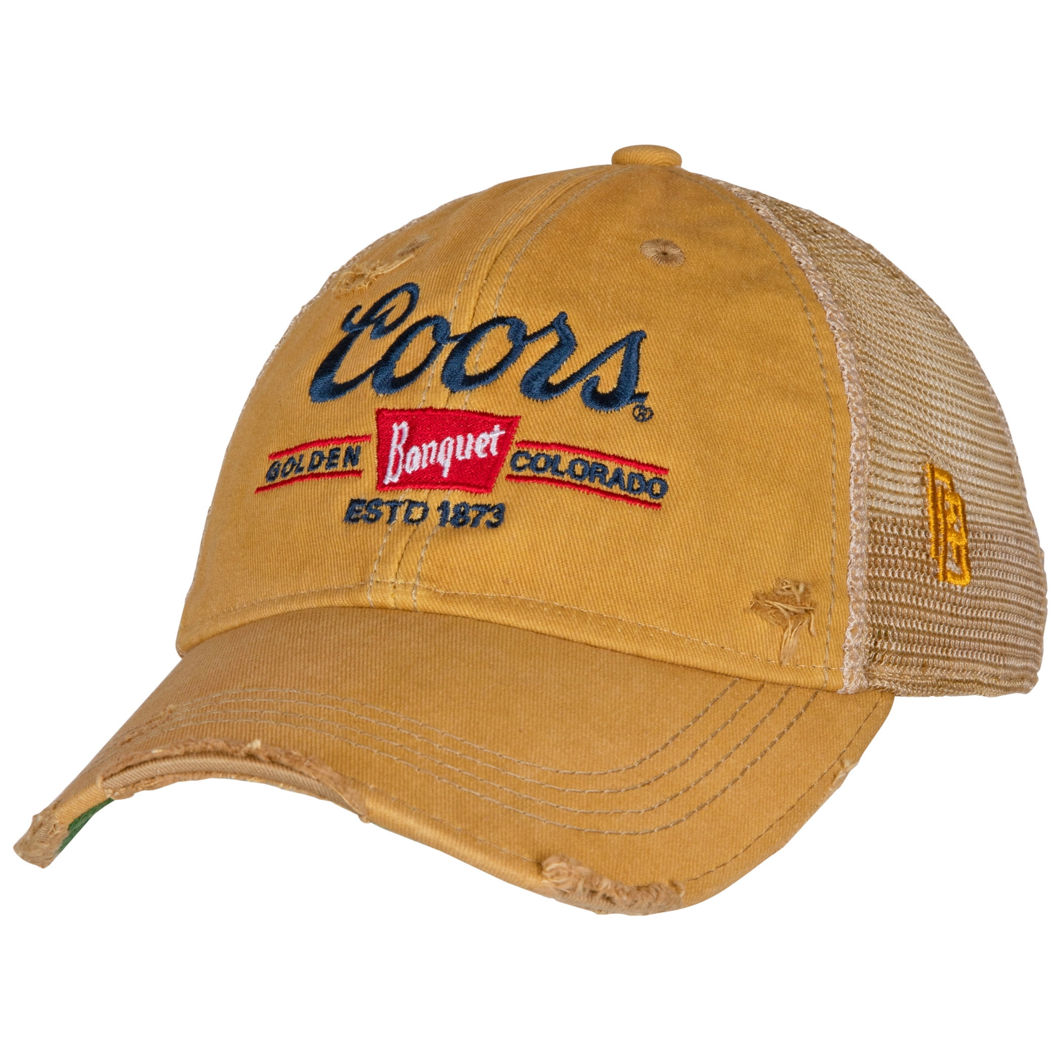 Coors Banquet Logo Patch Distressed Tea 