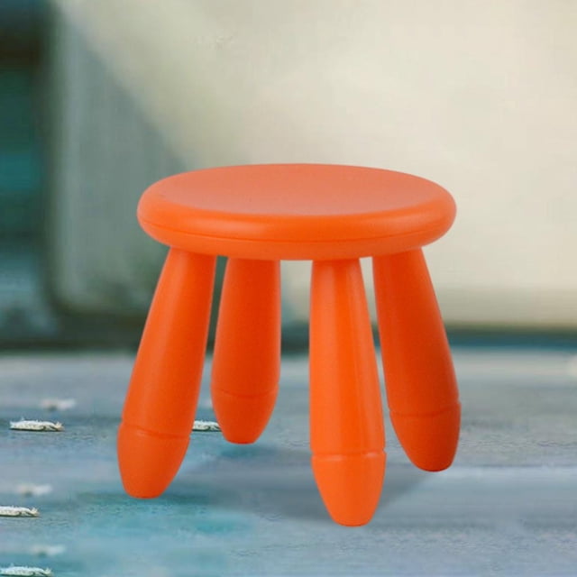 Taburete de simulación, silla, modelo de muebles, juguetes, taburetes en miniatura, silla, juguetes, accesorios de , naranja Hugo miniaturas de casa de muñecas