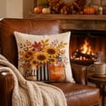 thumbnail image 5 of Fall Pumpkin Maple Leaf Throw Pillow Covers 18x18 Inch for Thanksgiving Indoor Outdoor Decor, 5 of 5