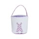 thumbnail image 1 of Billuyoard Bolsa de conejito, gran capacidad, resistente al desgaste, conveniencia, regalo, cubos de vacaciones, suministros para niños, bolsas Almacenamiento y organización del hogar Raya Púrpura, 1 of 6