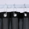 thumbnail image 4 of Clear Plastic Shower Curtain Rings - Set of 12, 4 of 5