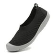 thumbnail image 1 of Earlde Women's Slip on Casual Sneakers Comfortable Tennis Shoes Work Nurse Flat Shoes, 1 of 7