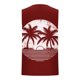 thumbnail image 4 of Hombres Moda Casual sin Mangas Impresión Suéter Cuello Redondo Tanque Deportivo, 4 of 4