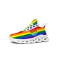thumbnail image 1 of Zapatillas deportivas planas LGBT con diseño de orgullo ocmogic para hombre y mujer, zapatillas deportivas de alta calidad para correr, personalizables DIY., 1 of 6