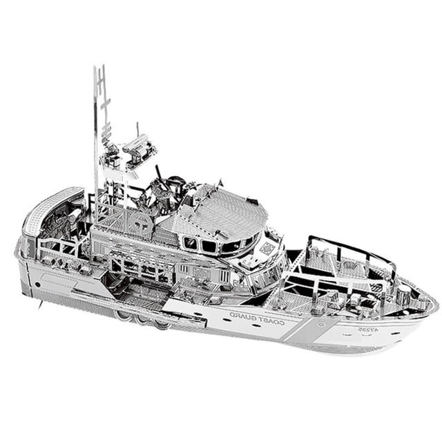 1: 100 3D Metal Kits Lifeboat Model Ship Model Warship Model Warship Ornaments Military Model (Unassembled Kit )