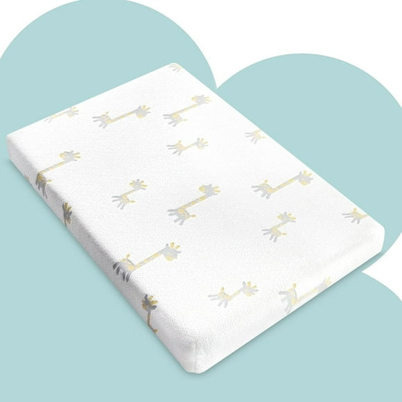 Pack and Play Mattress Pad, Playard Mattress Memory Foam Topper, Portable Toddlers Mattress Firmness Featuring Soft Removable Washable Cover