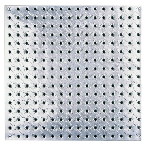 Knape & Vogt 0204-1616 Series Pegboard, 16 in OAD, 16 in OAH, Steel