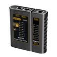 thumbnail image 1 of Network Cable Tester, ANENG M469D Network Cable Tester Pairing Instrument for RJ11 RJ45 Telephone Lines with LED Indicator, On-off Checking/ Shielded Network Cable/ Long-distance Testing, 1 of 1