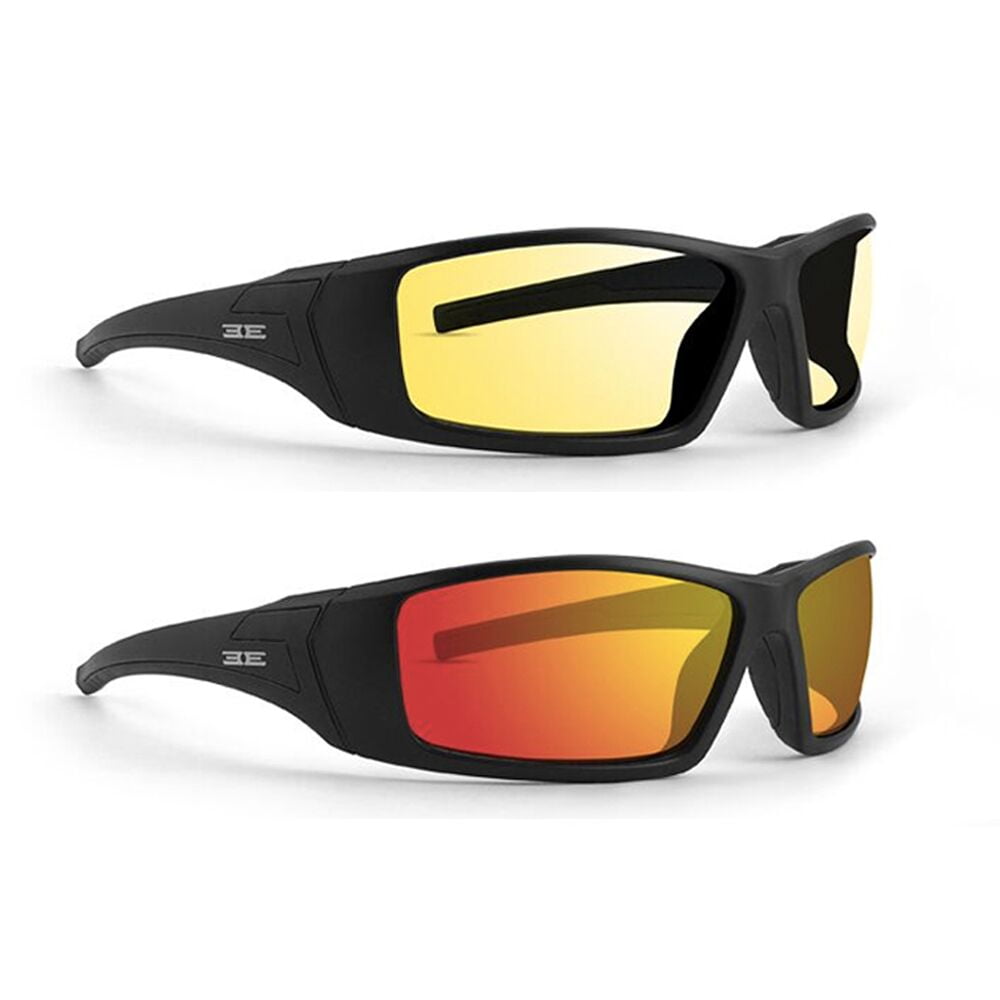 New Epoch Eyewear Sport Motorcycle Goggles Black Frame Sunglasses 
