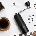thumbnail image 7 of Manual Coffee Grinder, Stainless Steel Conical Burr Coffee Grinder Manual, Hand Coffee Grinder with Adjustable Setting, for Espresso to French Press - Chestnut C3, Black, 7 of 7