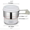 thumbnail image 6 of Magic Chef MER-IR600W Electric Mini Induction Multi Cooker Hot Pot Portable Outdoor Camping Stainless Steel Electric Travel Cooker 220V Voltage White 6" 2.64 Ib, 6 of 8