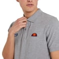 thumbnail image 4 of ellesse polo de hombre MONTURA - piqué, manga corta, cuello de punto plano, logotipo Gris M (Medium), 4 of 4