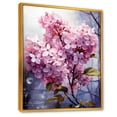 thumbnail image 2 of Designart "Surreal Beauty In Lilac Fragrance II" Lilacs Floater Framed Wall Art Prints, 2 of 5