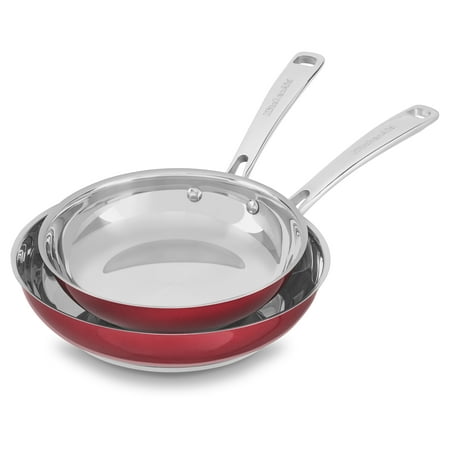 KitchenAid Stainless Steel 8" and 10" Skillets Twin Pack (KC2S08TPPC)