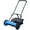 Blue, variant on Manual Push Reel Lawn Mower, 5-Blade Design, 16-Inch 5-Blade Push Reel Lawn Mower with Grass Catcher, Walk-Behind Mower with Grass Collection Bag for Lawns, Driveways, and Courtyards