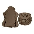 thumbnail image 4 of veasfak Office Gaming Chair Cover Set Dustproof Stretchable Water Repellent Washable Coffee, 4 of 9