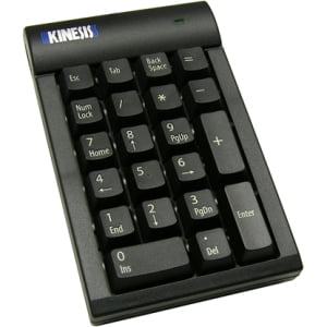 Kinesis AC210USB-BLK USB 2.0 Low Force Tactile Keypad, Black
