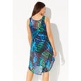 thumbnail image 2 of Swimsuits for All Women's Quincy Mesh High Low Cover Up Tunic, 2 of 5
