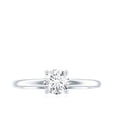 thumbnail image 4 of Rosec Jewels Certified Lab Grown 1 Ct Diamond Engagement Ring, EF-VS Quality, 14K White Gold, US 7.00, 4 of 8