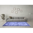 thumbnail image 3 of Ahgly Company Indoor Round Persian Blue Traditional Area Rugs, 7' Round, 3 of 4