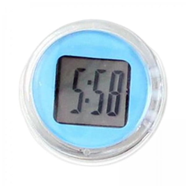 6 Relojes Digitales para cicleta, Universales, Impermeables, Adhesivos en El Manillar de La cicleta, Mini Relojes para Vehículos, Automóviles, 6 piezas