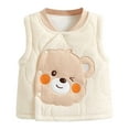 thumbnail image 1 of EDFBUYKRS Gilet Sans Manches pour Enfants en Bas Âge Veste Chaude Automne Hiver, 1 of 4