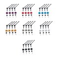 thumbnail image 2 of Baohd Aluminum Alloy 1/14 Universal Drive Joint 4 Sets Design Rc Universal Drive Joint For Wltoys 144001 RC Car Part Red, 2 of 6
