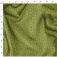 thumbnail image 4 of Soimoi Green Modal Satin Fabric Leaves & Geometric Decor Fabric Printed Yard 42 Inch Wide, 4 of 5